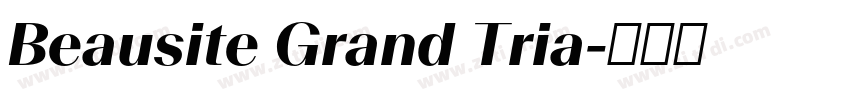 Beausite Grand Tria字体转换